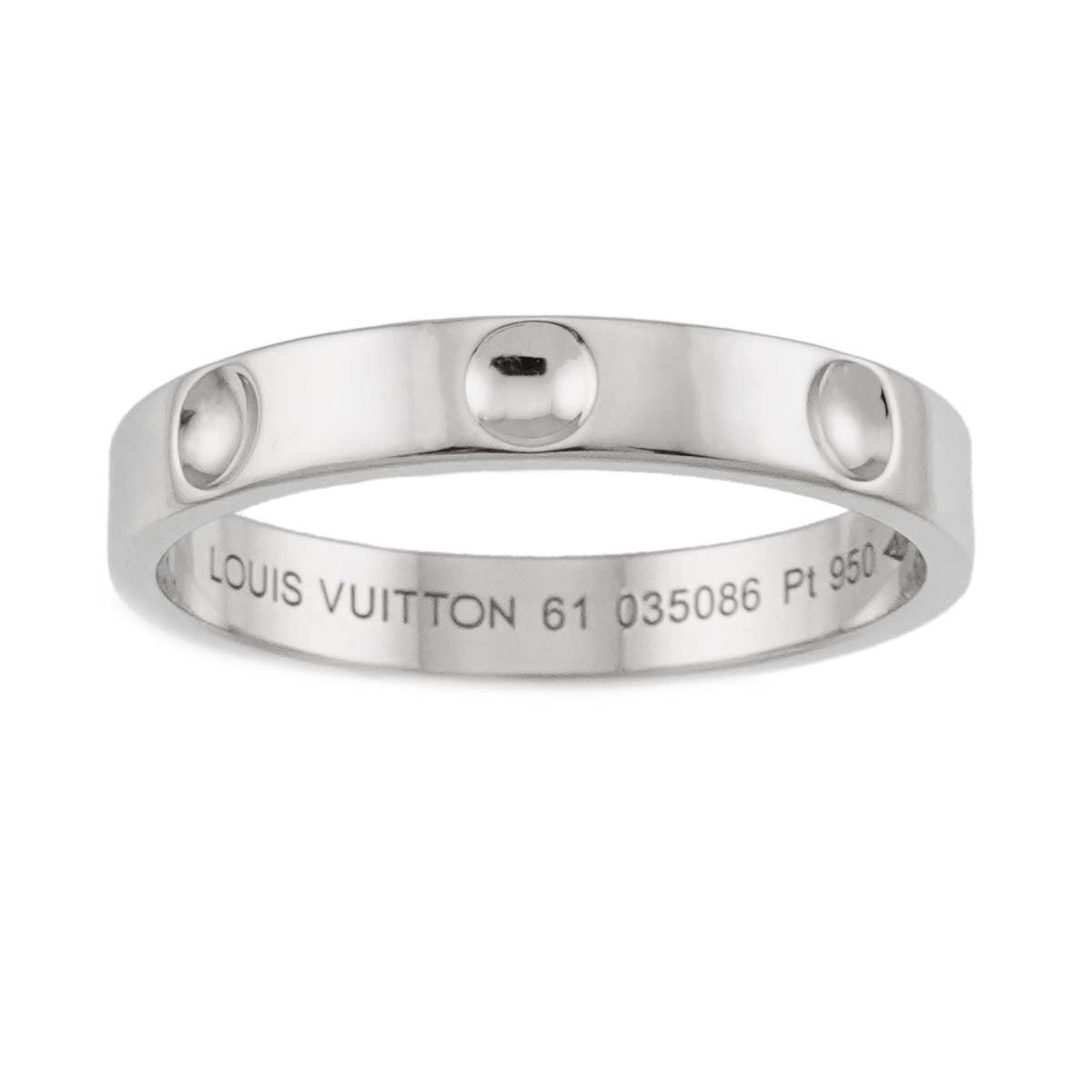 Alliance Empreinte Ring Pt size61 9-9.5(US)