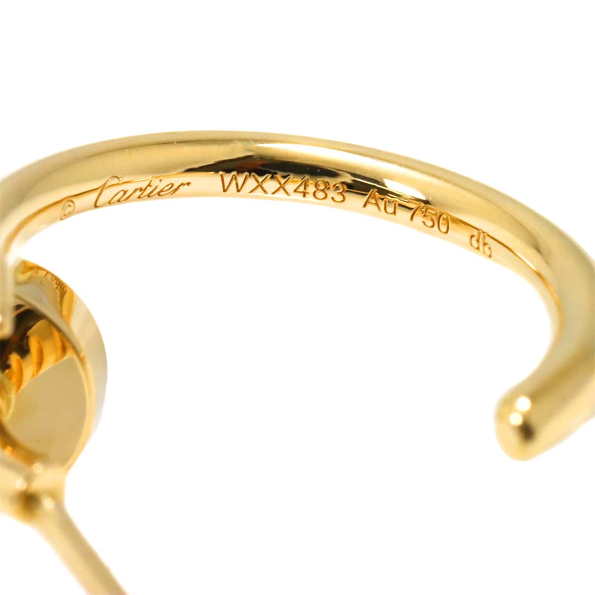 JUSTE UN CLOU Earring Pierced 18K YG 750