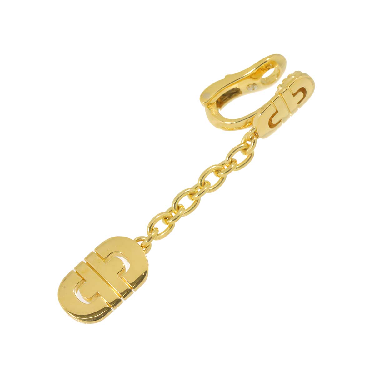 Parentesi Earring Clip on 18K YG 750 One Piece only