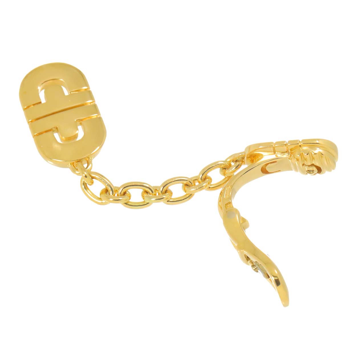 Parentesi Earring Clip on 18K YG 750 One Piece only