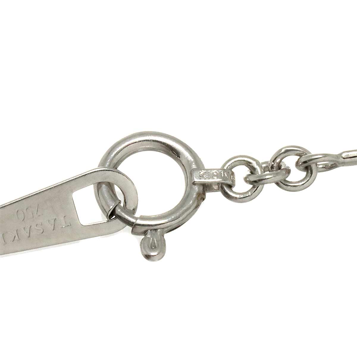 Diamond 0.29ct Necklace 18K White Gold 750