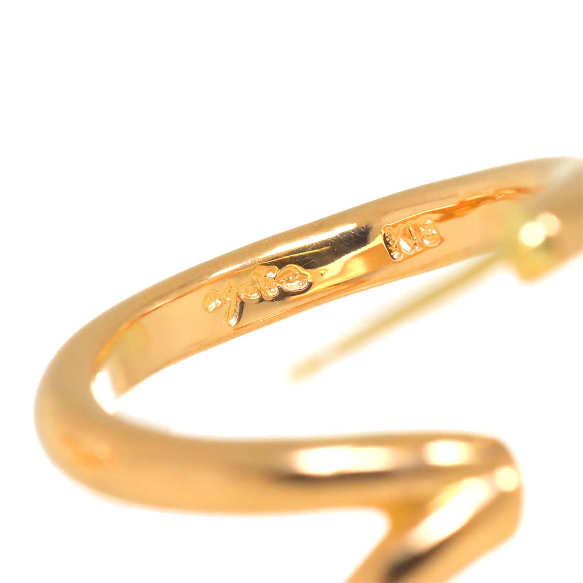 Earrings Pierced K18 PG 750