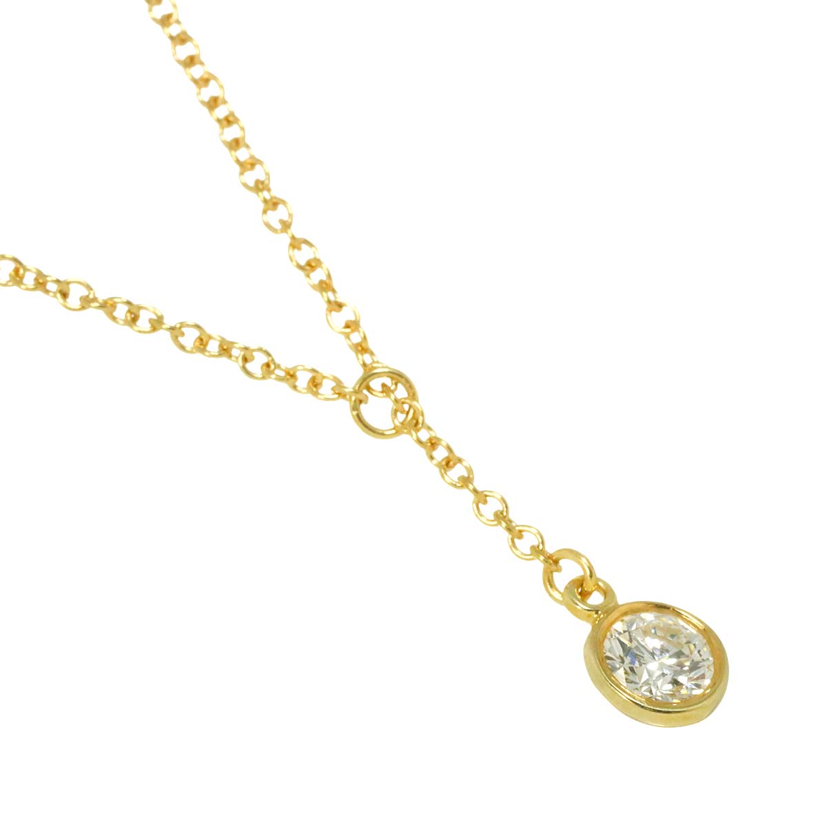 By The Yard Diamond Necklace 18K YG 750