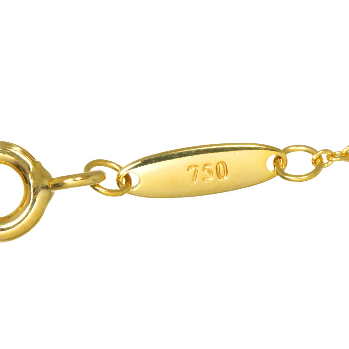 By The Yard Diamond Necklace 18K YG 750