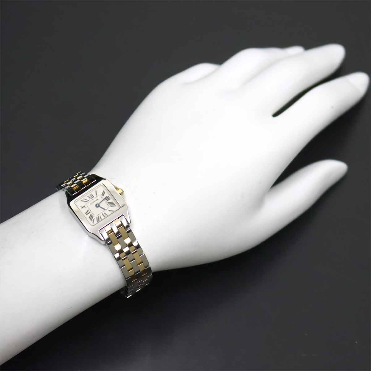 Santos Demoiselle SM W25066Z6 Quartz K18YG Ladies Watch