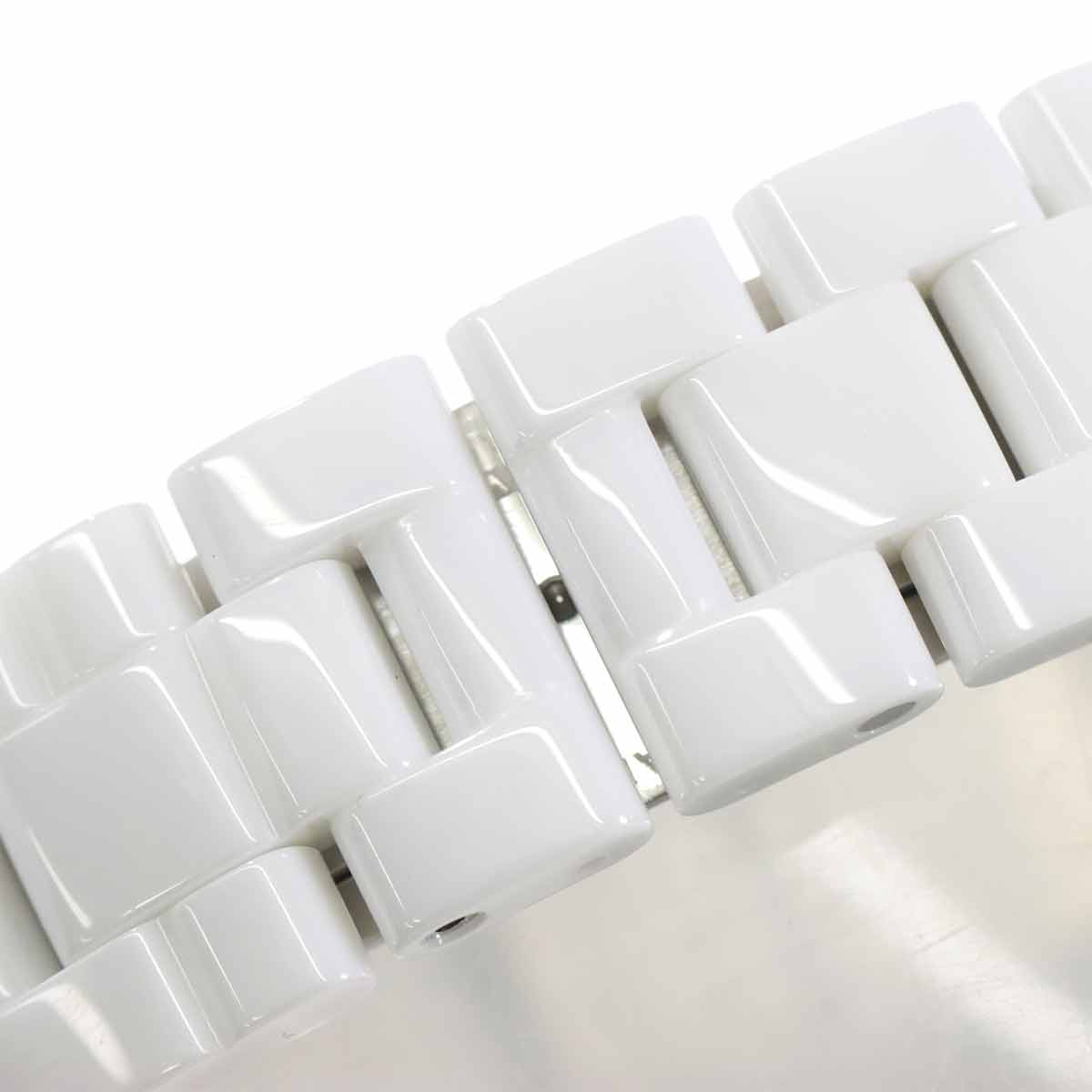 J12 41mm H1007 Chronograph Automatic White Dial Mens Watch