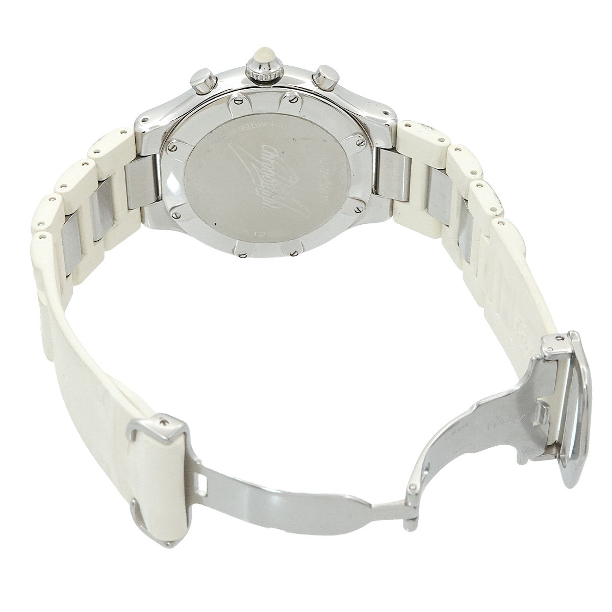 Must 21 Chronoscaph W10184U2 Date Quartz White Dial Mens