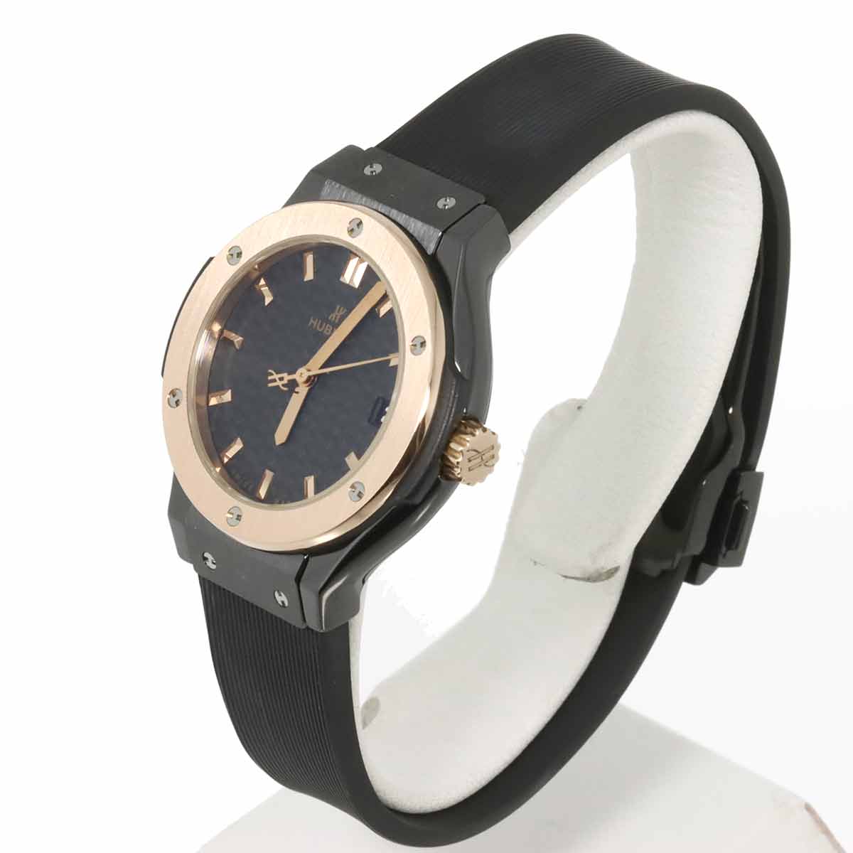 Classique Fusion 581.CO.1781.RX 750 PG Black Dial Ladies