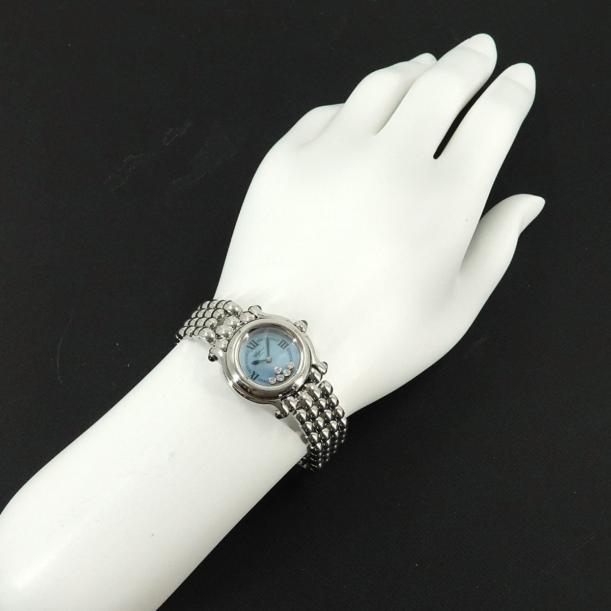 Happy Sport 27/8250 23 5P Diamond Blue Shell Dial Ladies