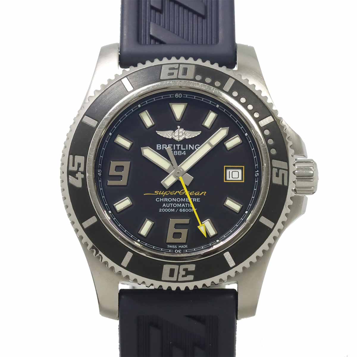 Super Ocen 44 A17391 Black Dial Automatic Mens Watch