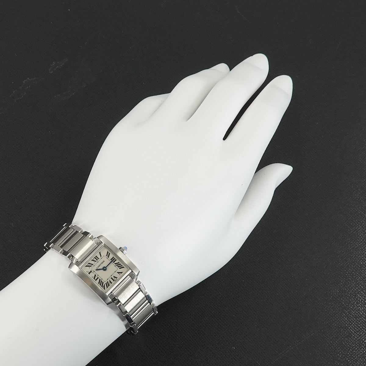 Tank Francaise SM W51008Q3 Quartz Cream Dial Ladies Watch