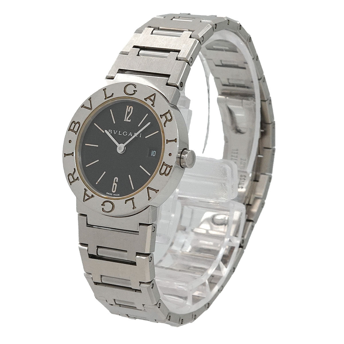BVLGARIBVLGARI BB26SS Quartz Black Dial Ladies Watch