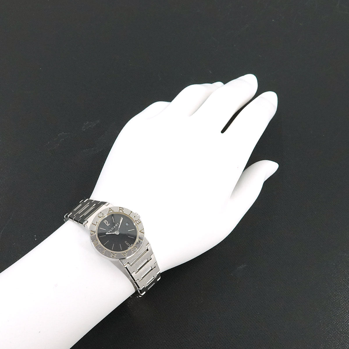 BVLGARIBVLGARI BB26SS Quartz Black Dial Ladies Watch