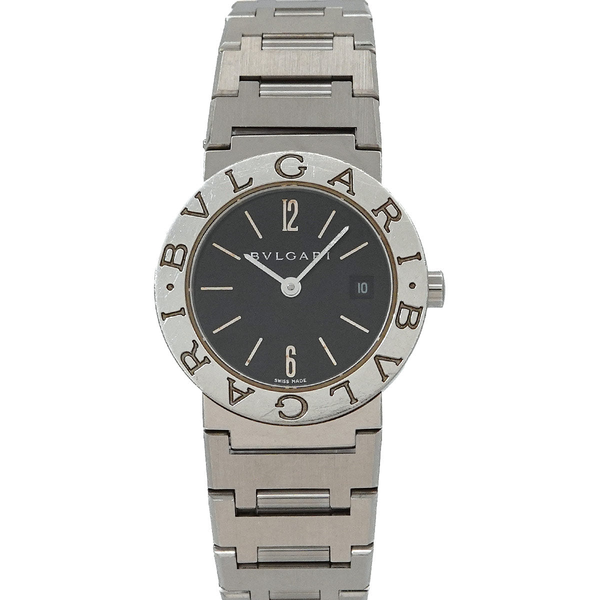 BVLGARIBVLGARI BB26SS Quartz Black Dial Ladies Watch