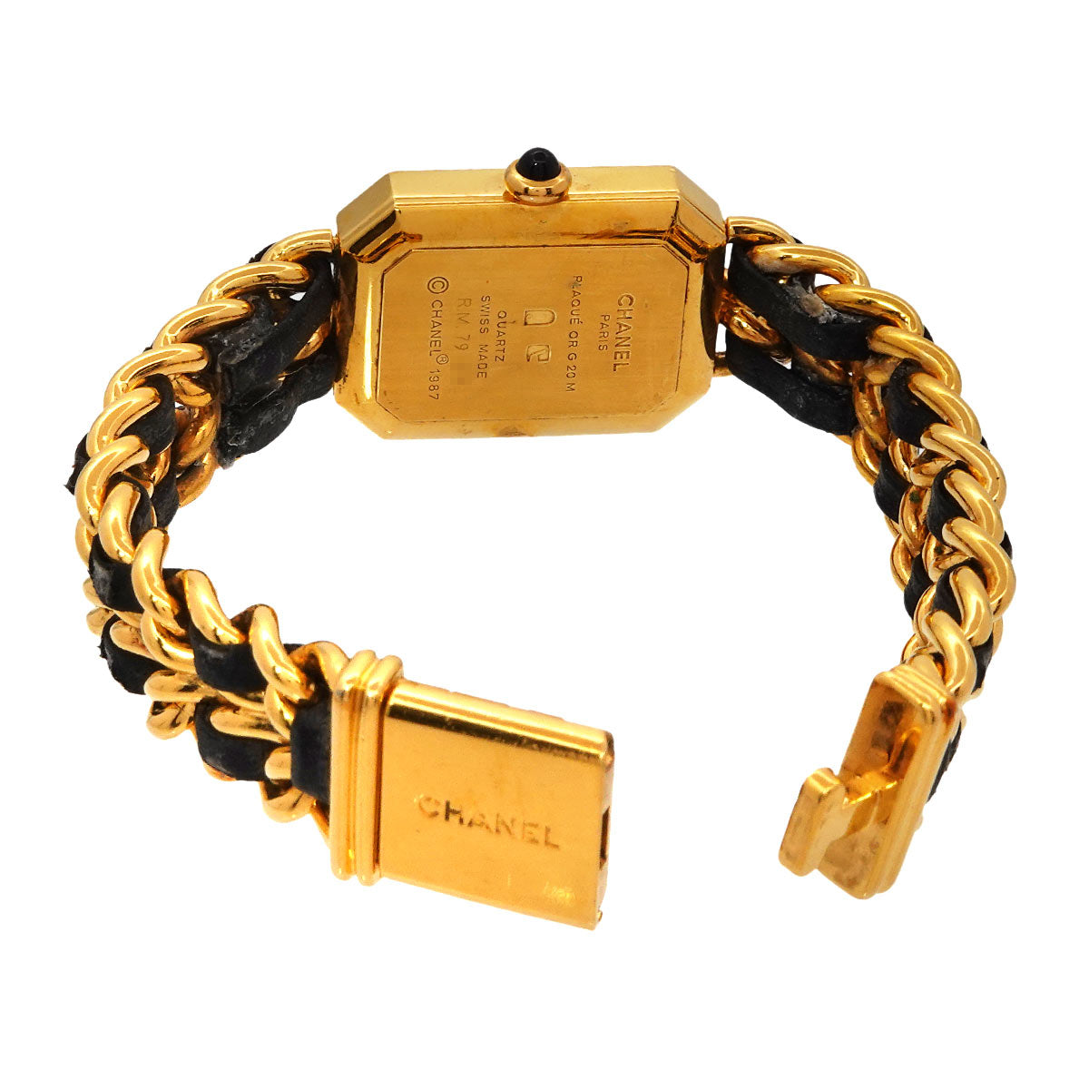 Premiere Size M H0001 Vintage Quartz Black Dial Ladies Watch