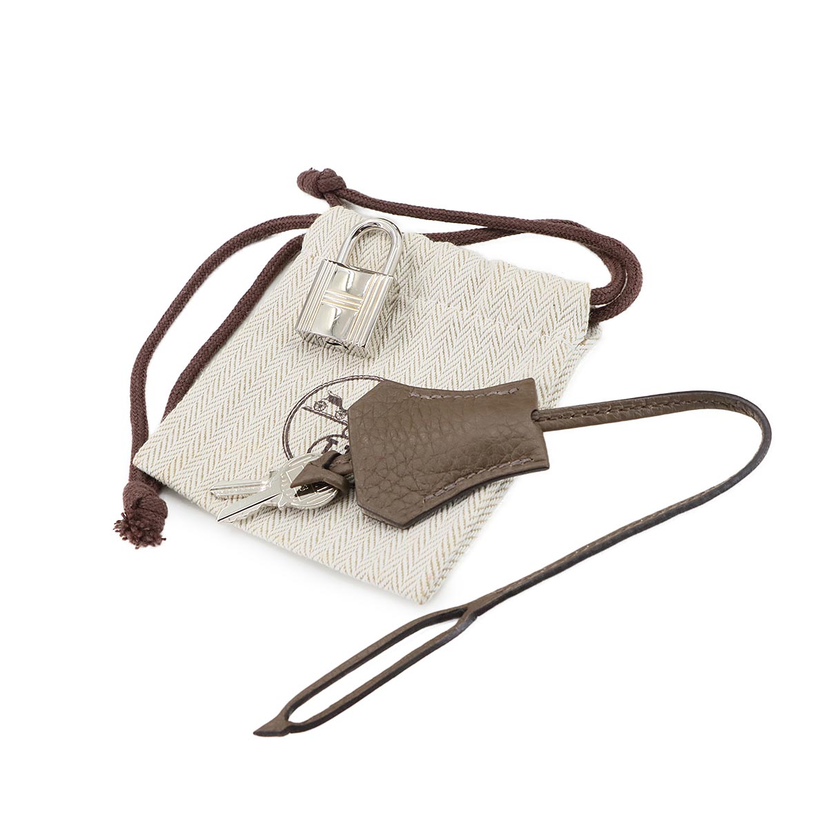 Birkin 30 Hand Bag Veau Togo Toupe Gris Asphalte Brown Purse