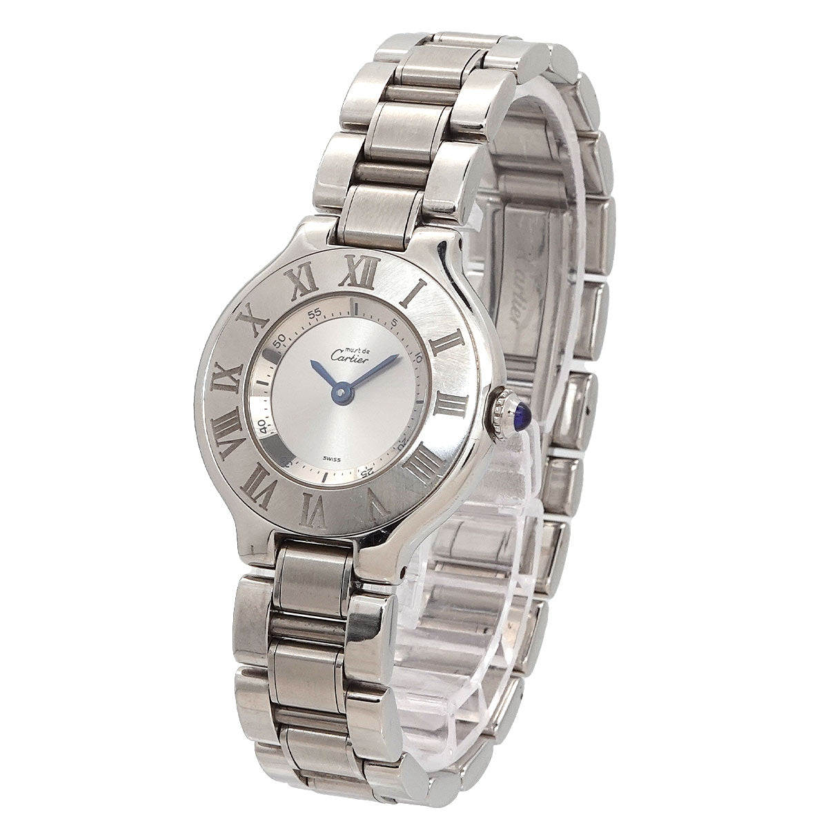 Must 21 W10109T2 Quartz Silver Dial Ladies Watch