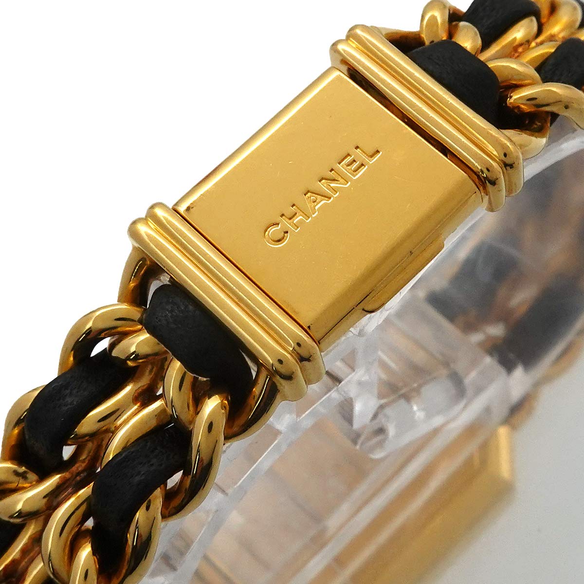 Premiere Size M H0001 Vintage Quartz Black Dial Ladies Watch