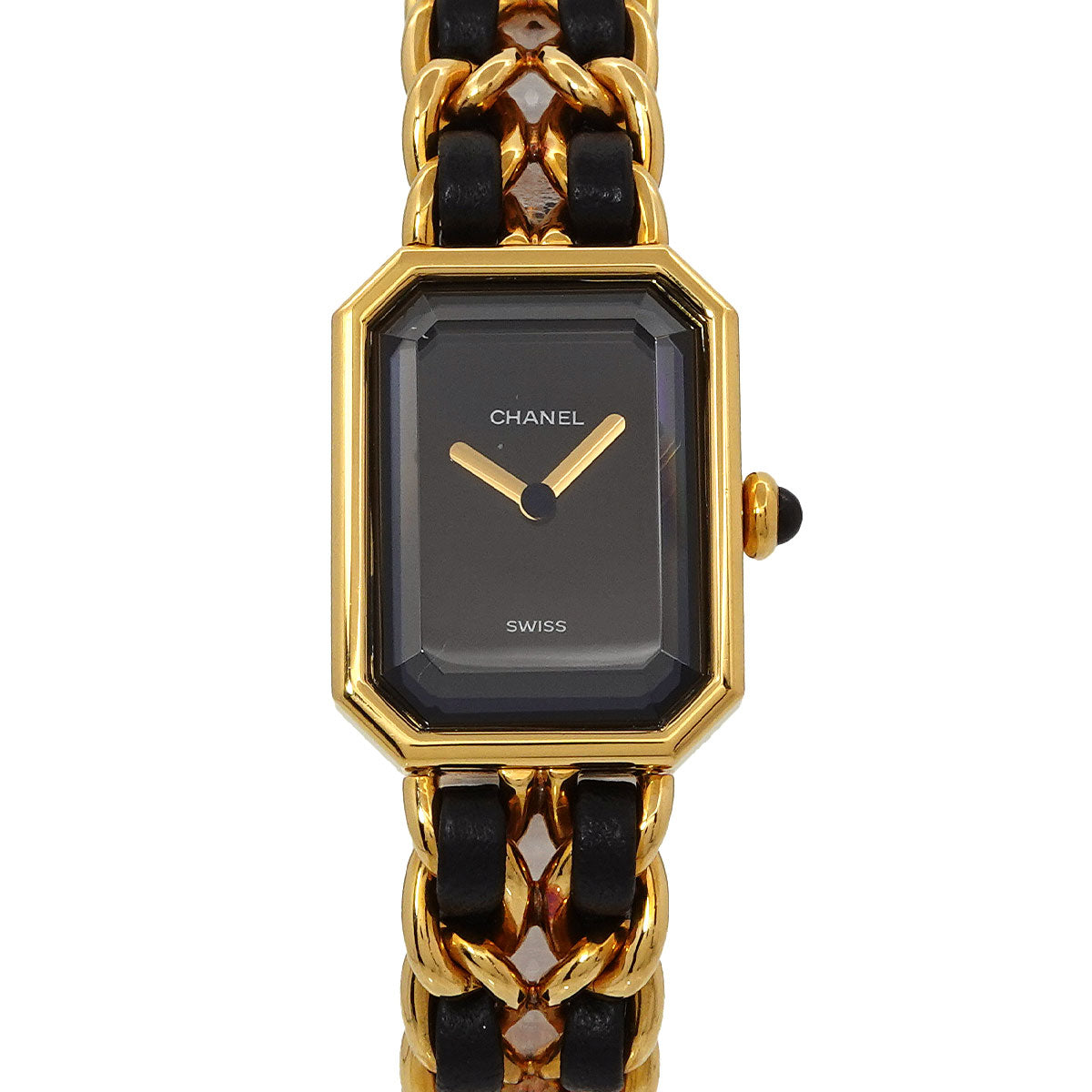 Premiere Size M H0001 Vintage Quartz Black Dial Ladies Watch