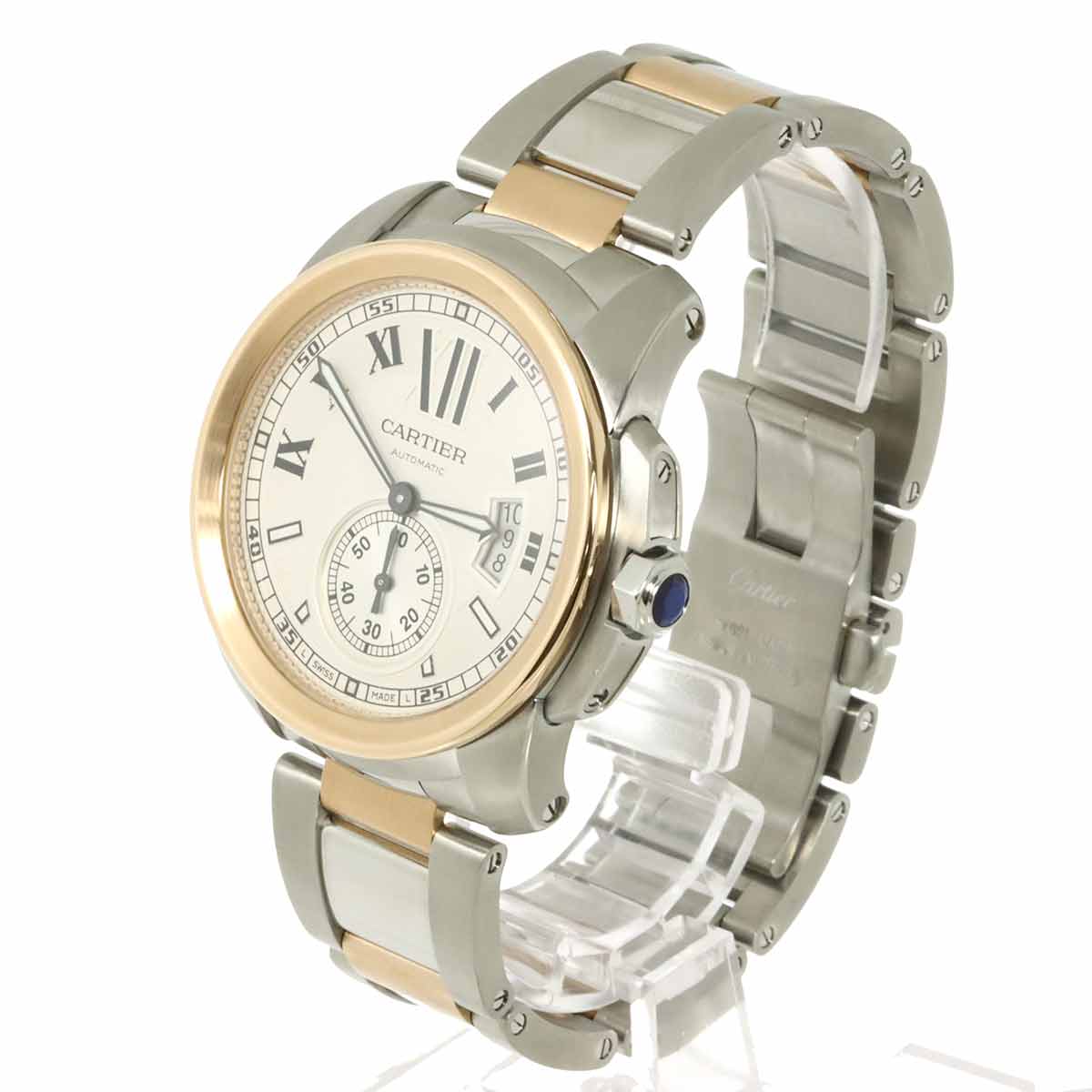 Calibre de Cartier Automatic 750 PG Date Mens Watch