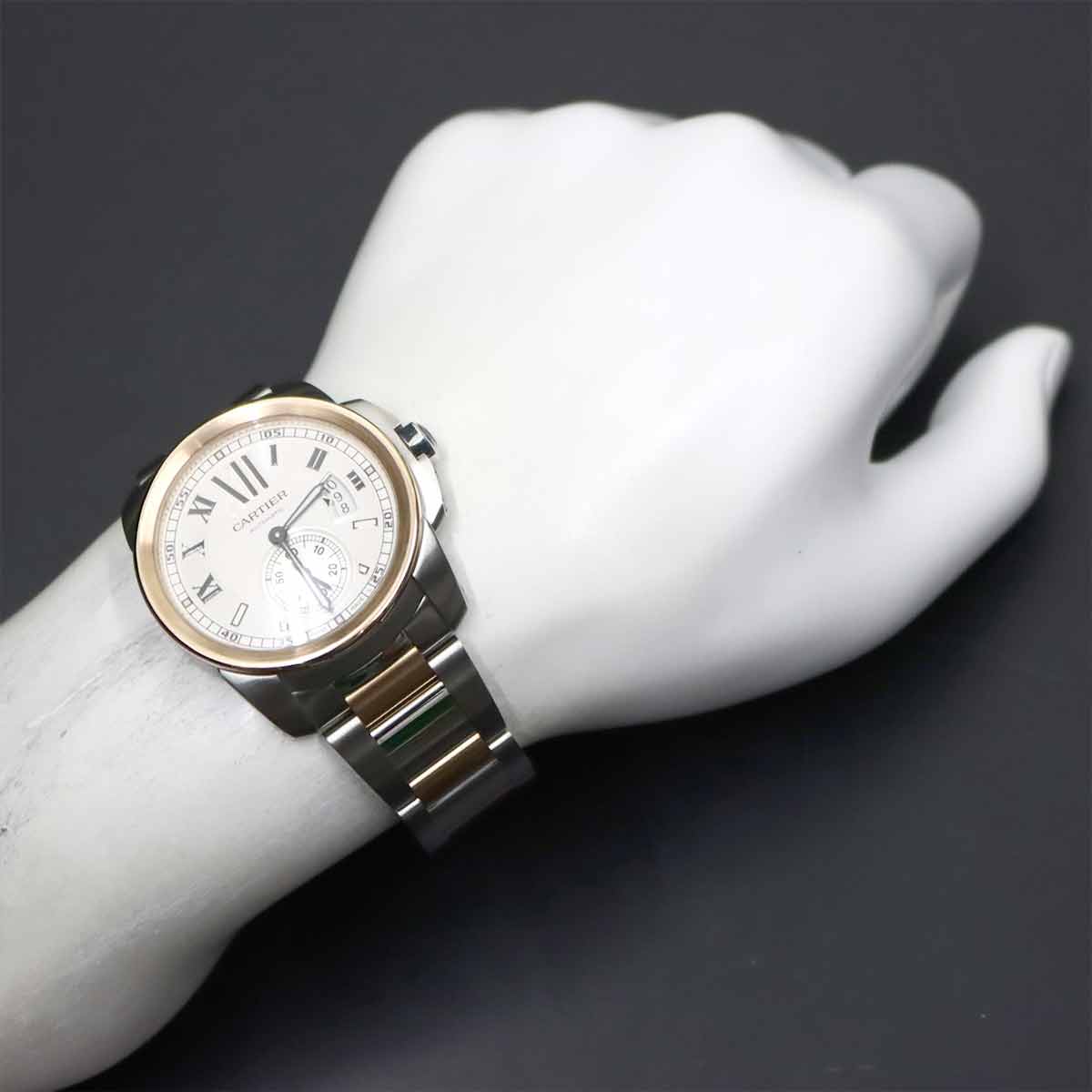 Calibre de Cartier Automatic 750 PG Date Mens Watch