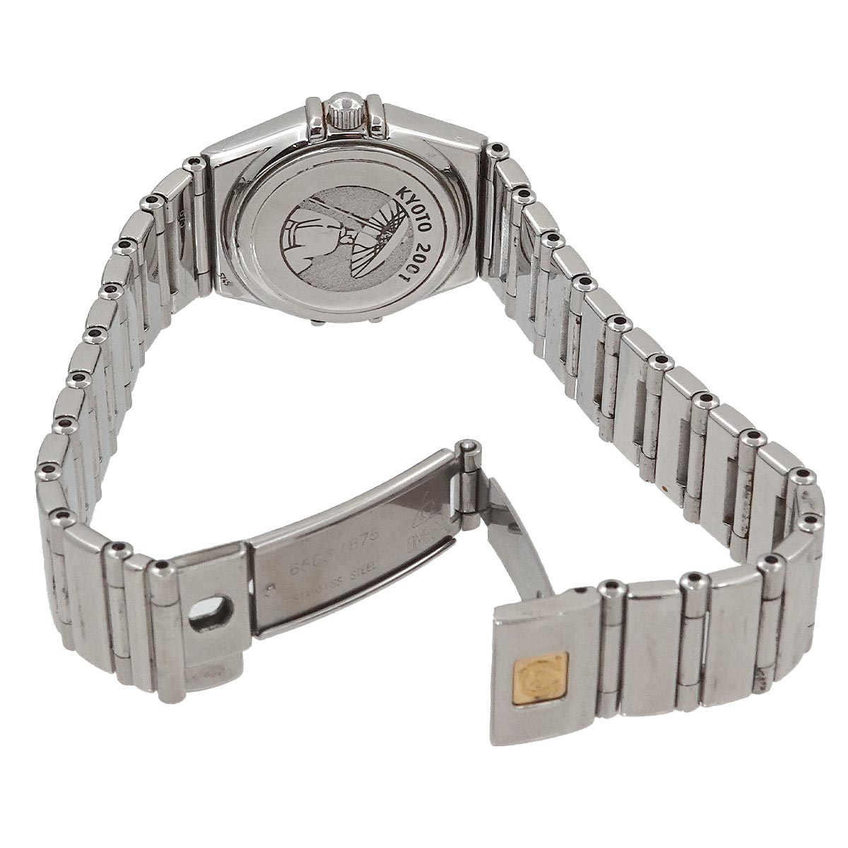 Constellation Mini Diamond Quartz White Shell Dial