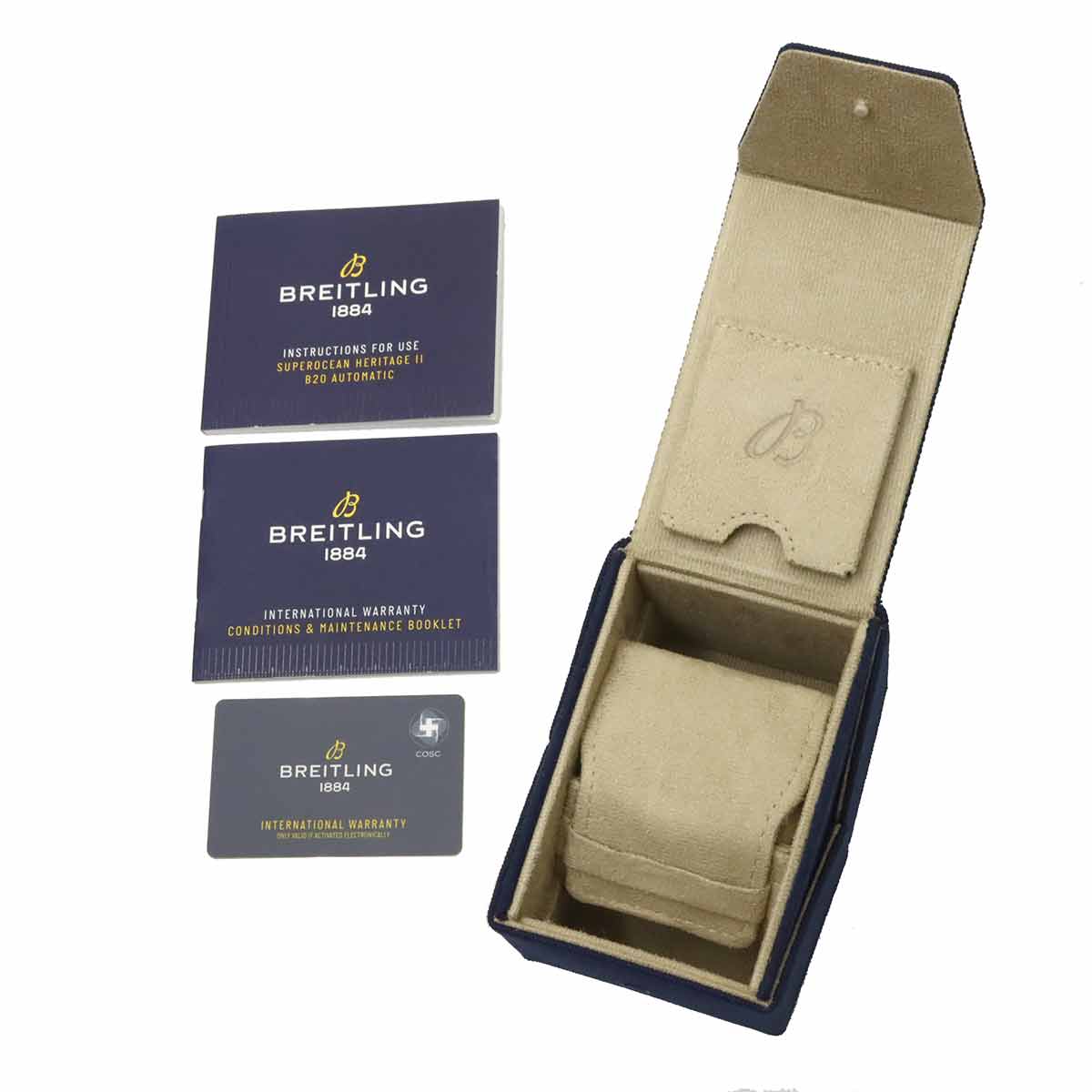 SuperOcean Heritage II AB2010 42mm Date Black Dial Mens