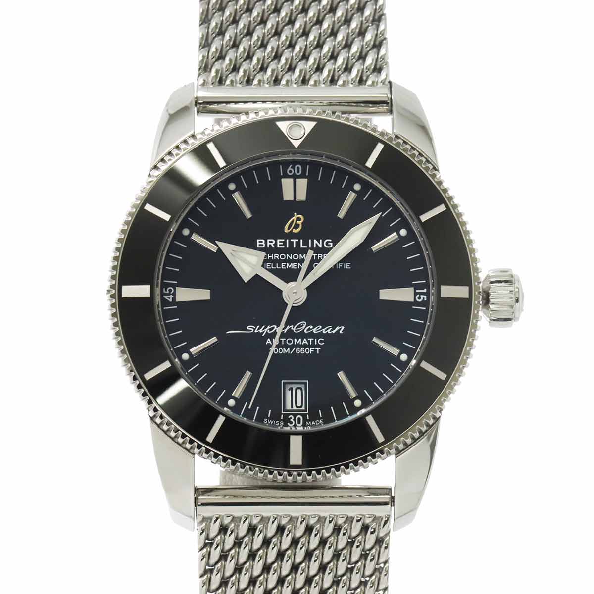 SuperOcean Heritage II AB2010 42mm Date Black Dial Mens