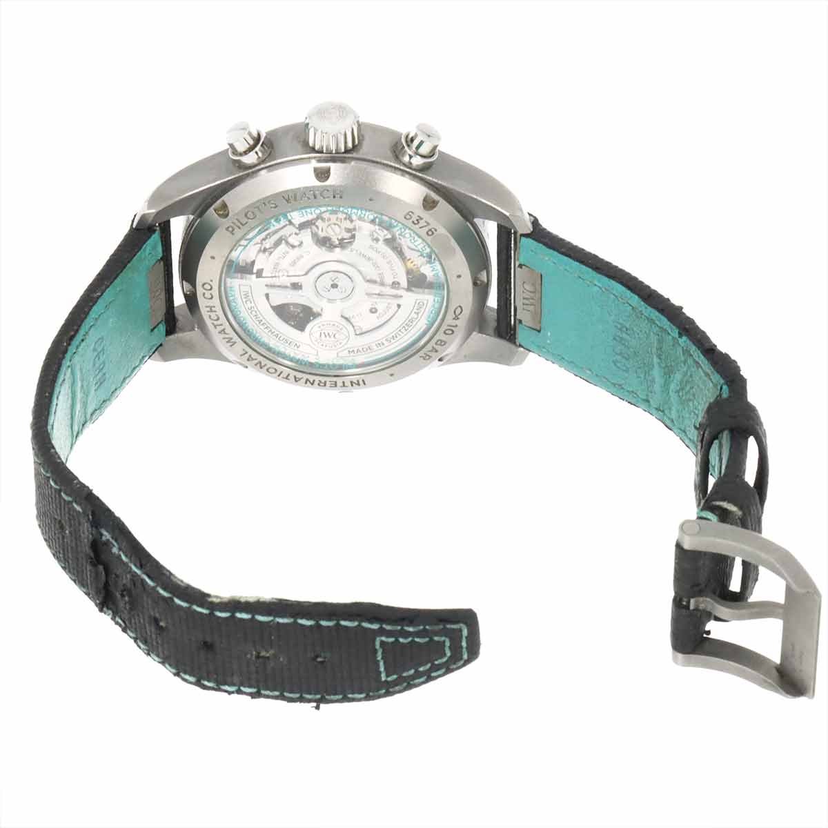 Pilot Watch Chronograph IW388108 Automatic Black Dial Mens