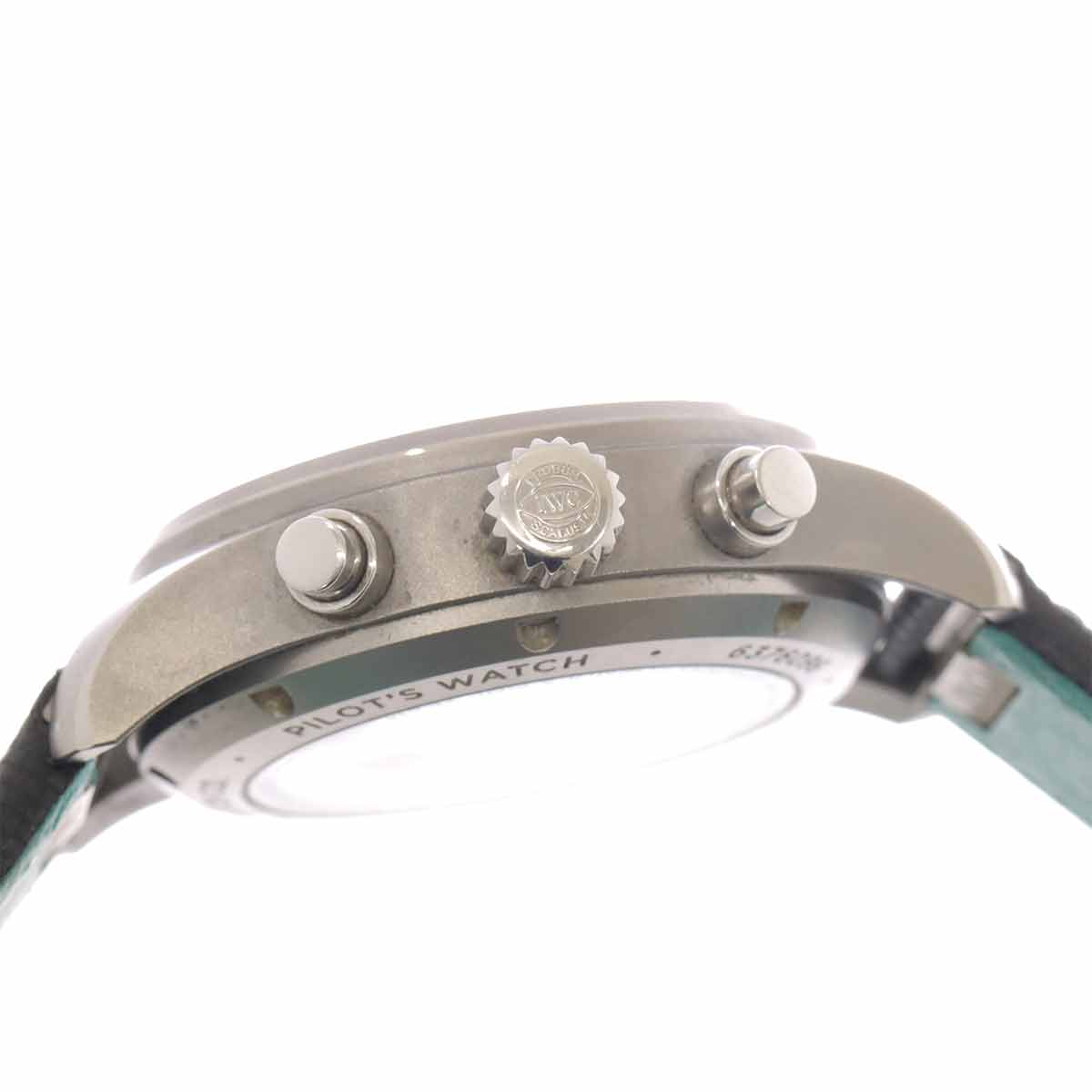 Pilot Watch Chronograph IW388108 Automatic Black Dial Mens