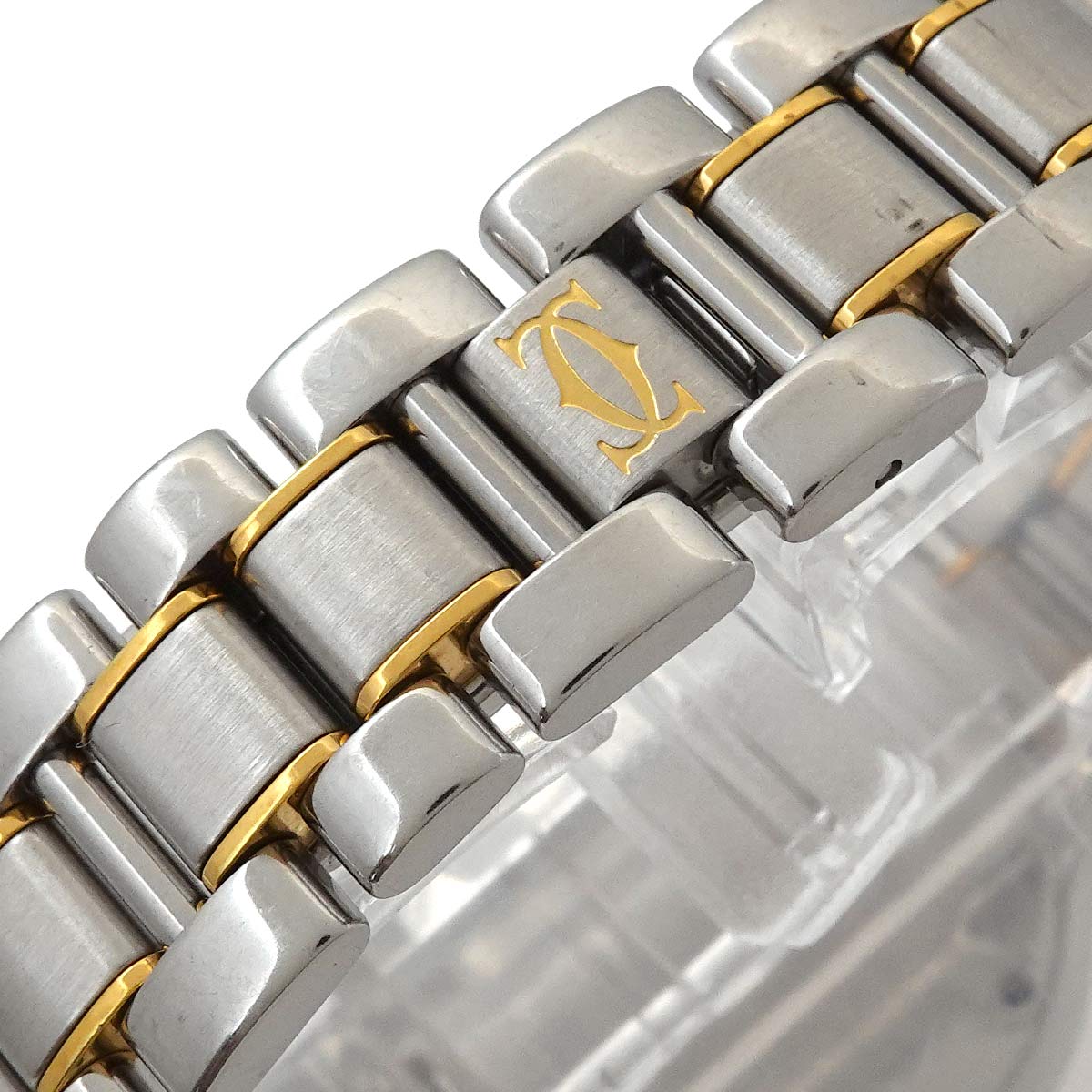 Must 21 Two Tone W10075R6 Quartz Silver Gold Dial Ladies