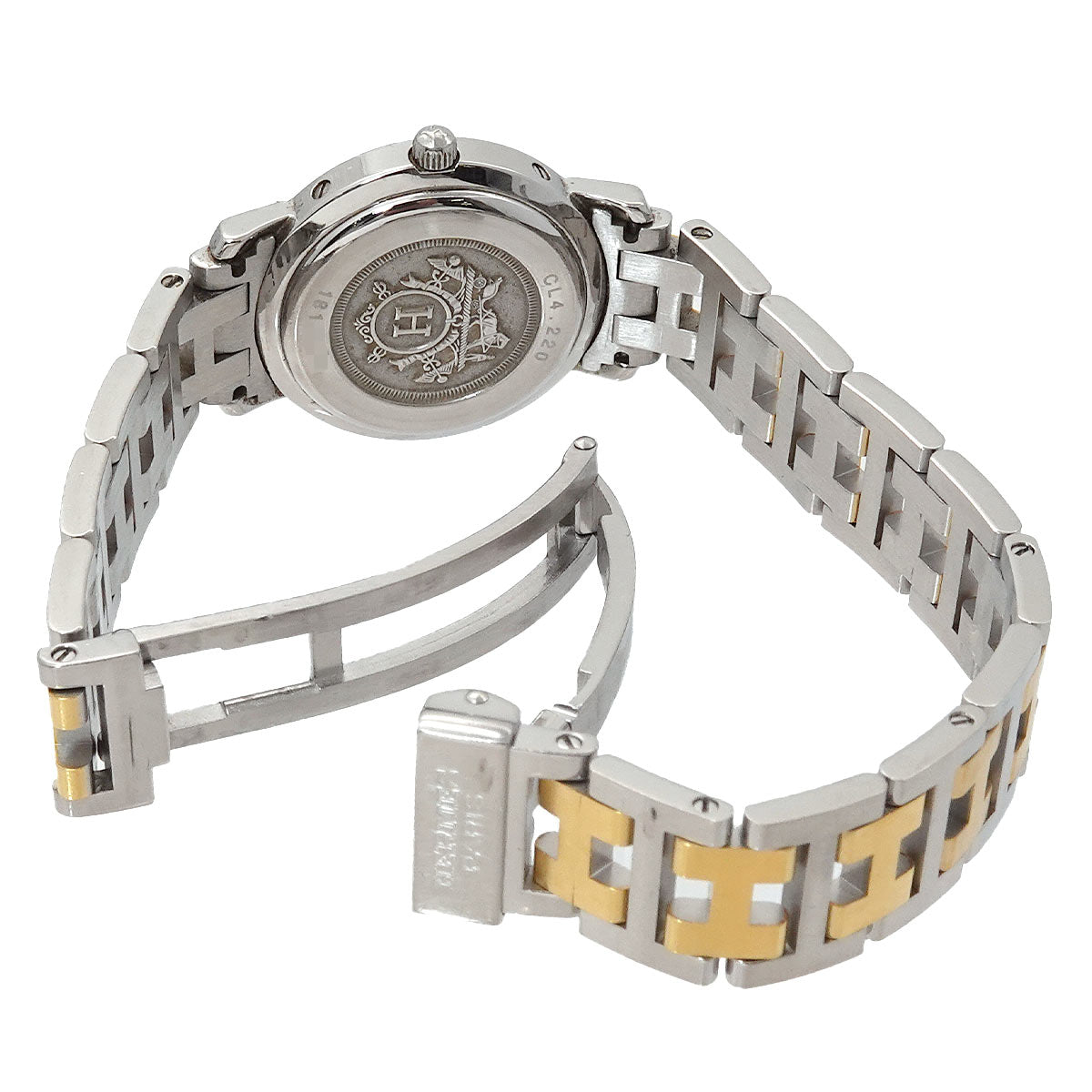 Clipper CL4 220 Quartz Date White Dial Ladies Watch