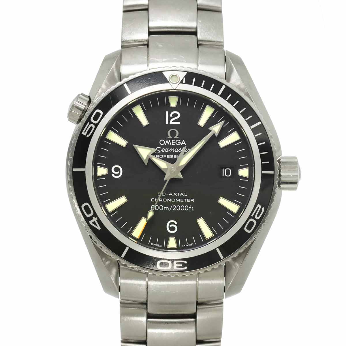 Seamaster Planet Ocean 2201 50 Automatic Date Black Dial Mens