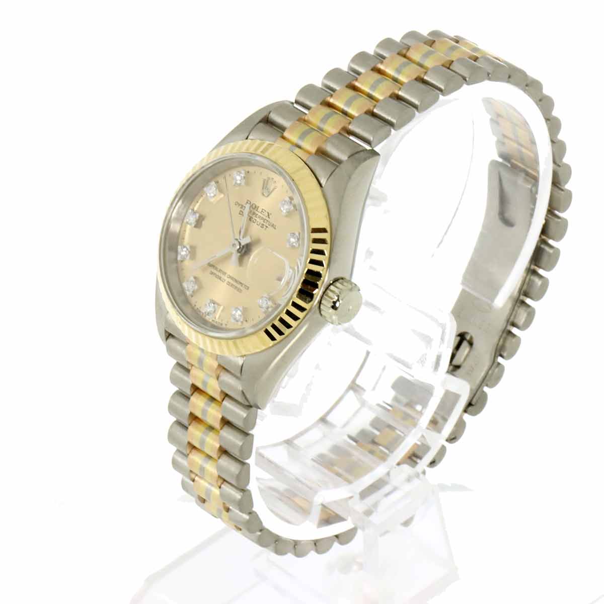 Datejust 69179G BIC Tridor 10P Diamond 750 WG YG PG Gold Dial
