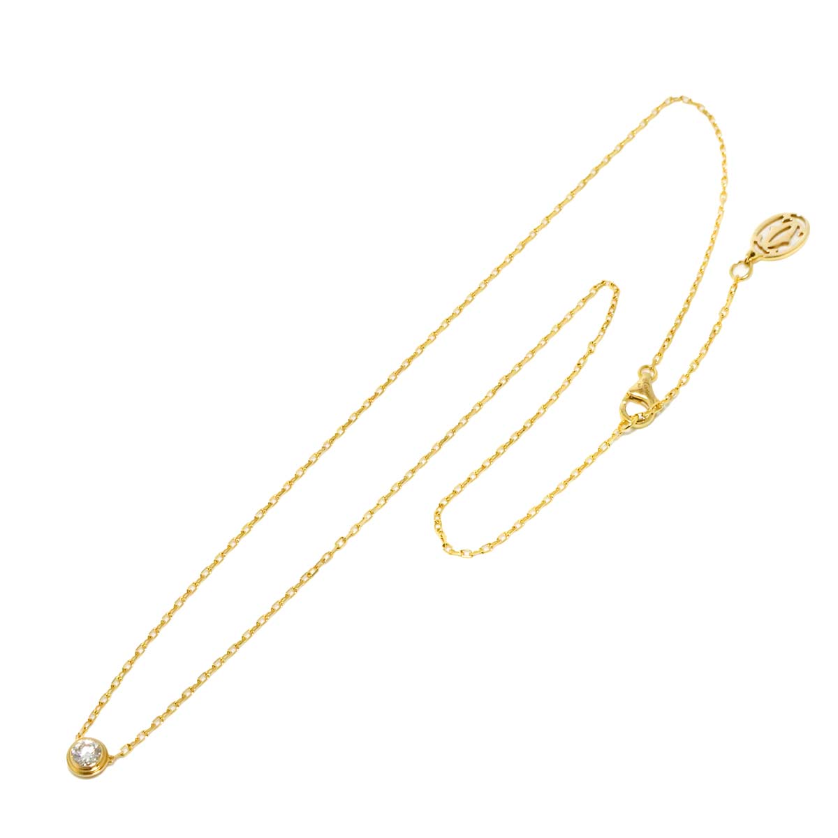 d Amour Diamond Necklace LM 18K Yellow Gold 750