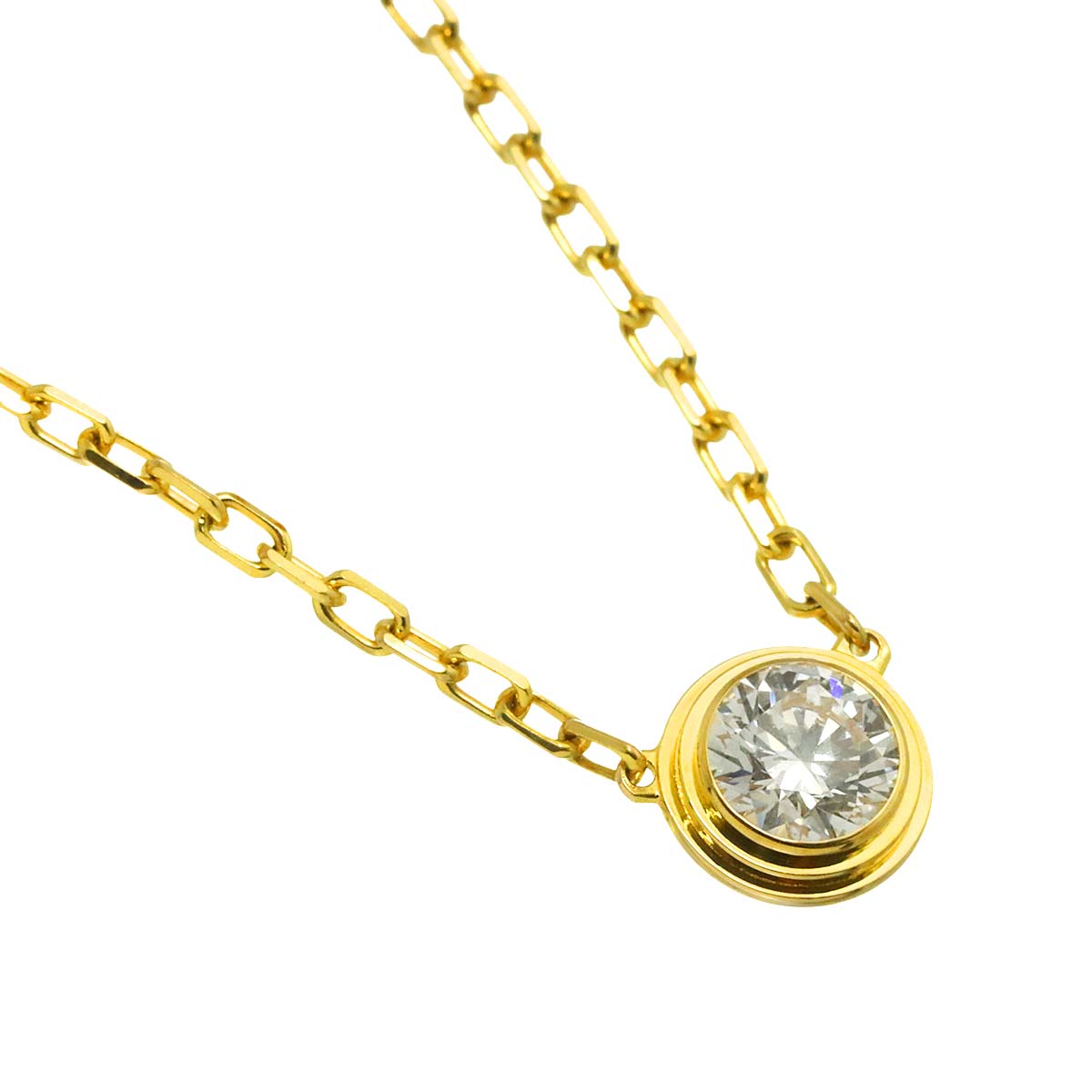 d Amour Diamond Necklace LM 18K Yellow Gold 750