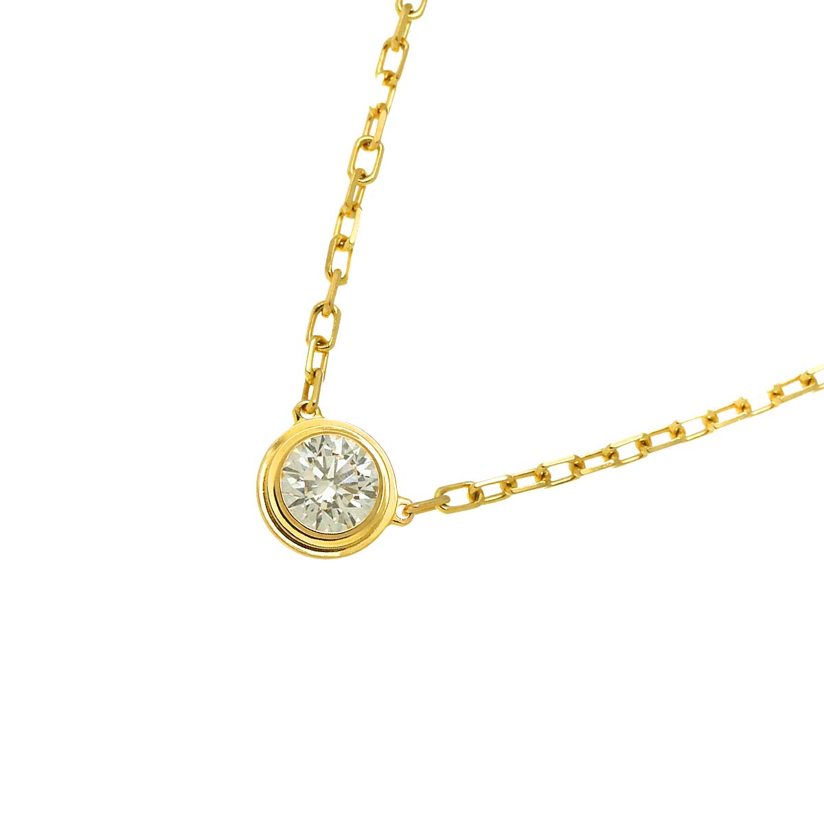 d Amour Diamond Necklace LM 18K Yellow Gold 750