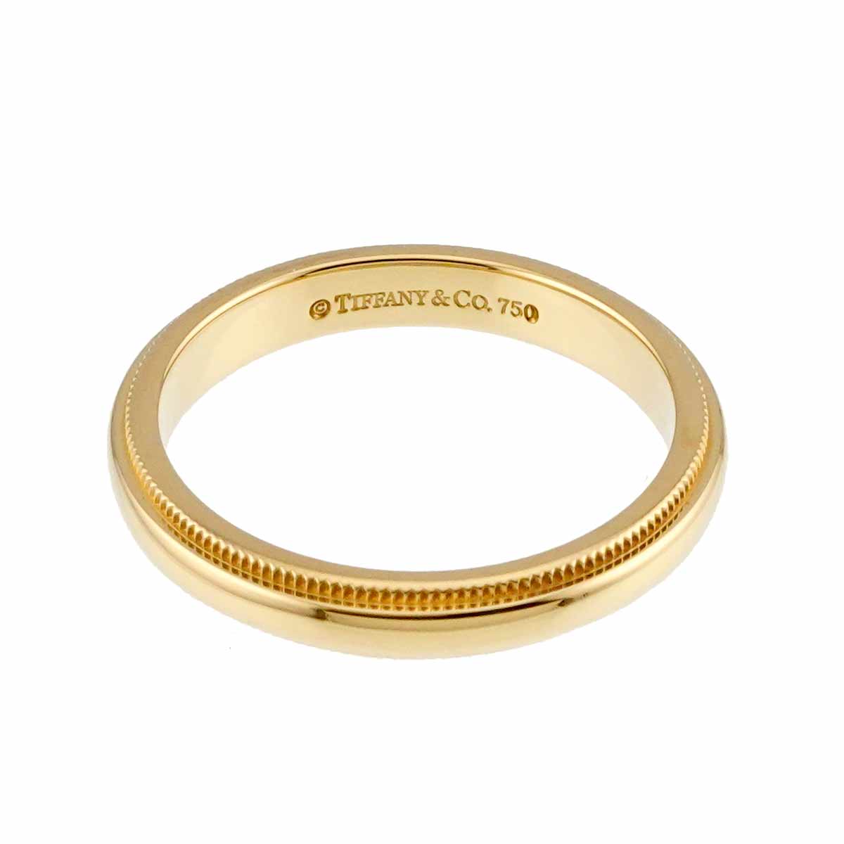 Milgrain Band Ring 18K YG 750 Size5.75-6(US)