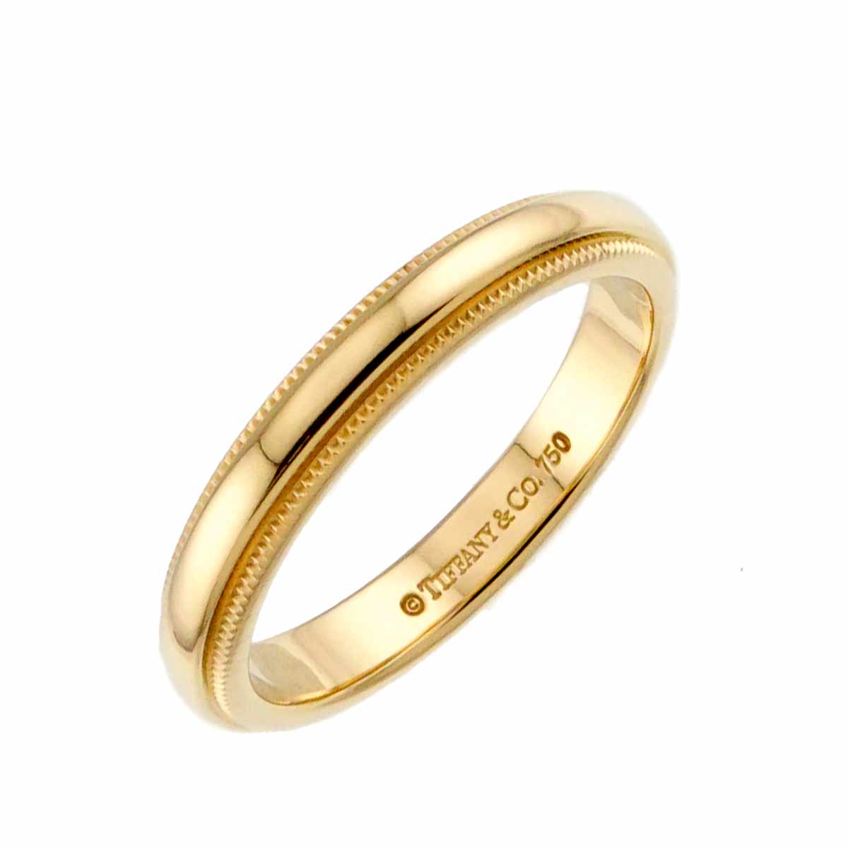 Milgrain Band Ring 18K YG 750 Size5.75-6(US)
