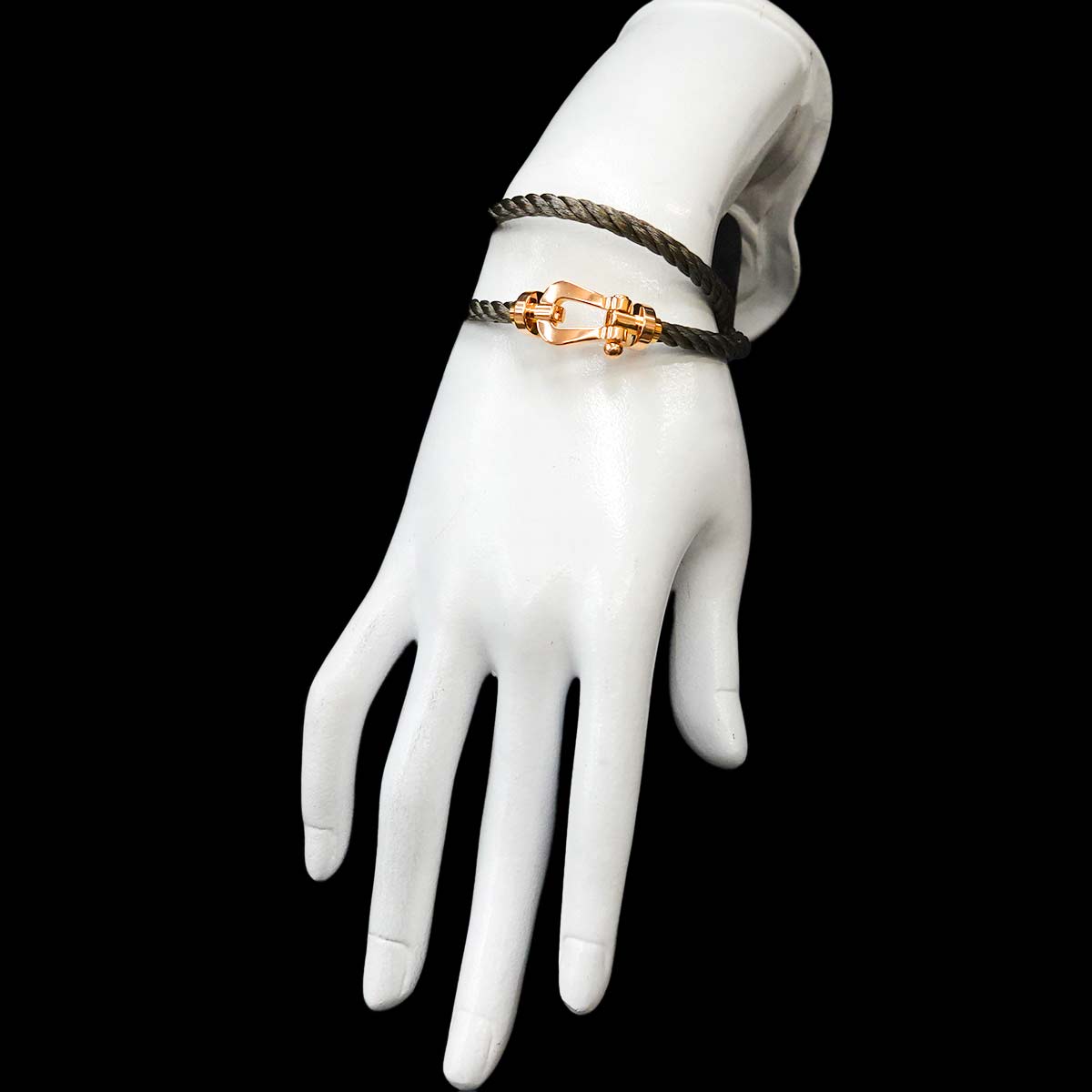 Force 10 Bracelet LM 18K Pink Gold 750 Steel size16