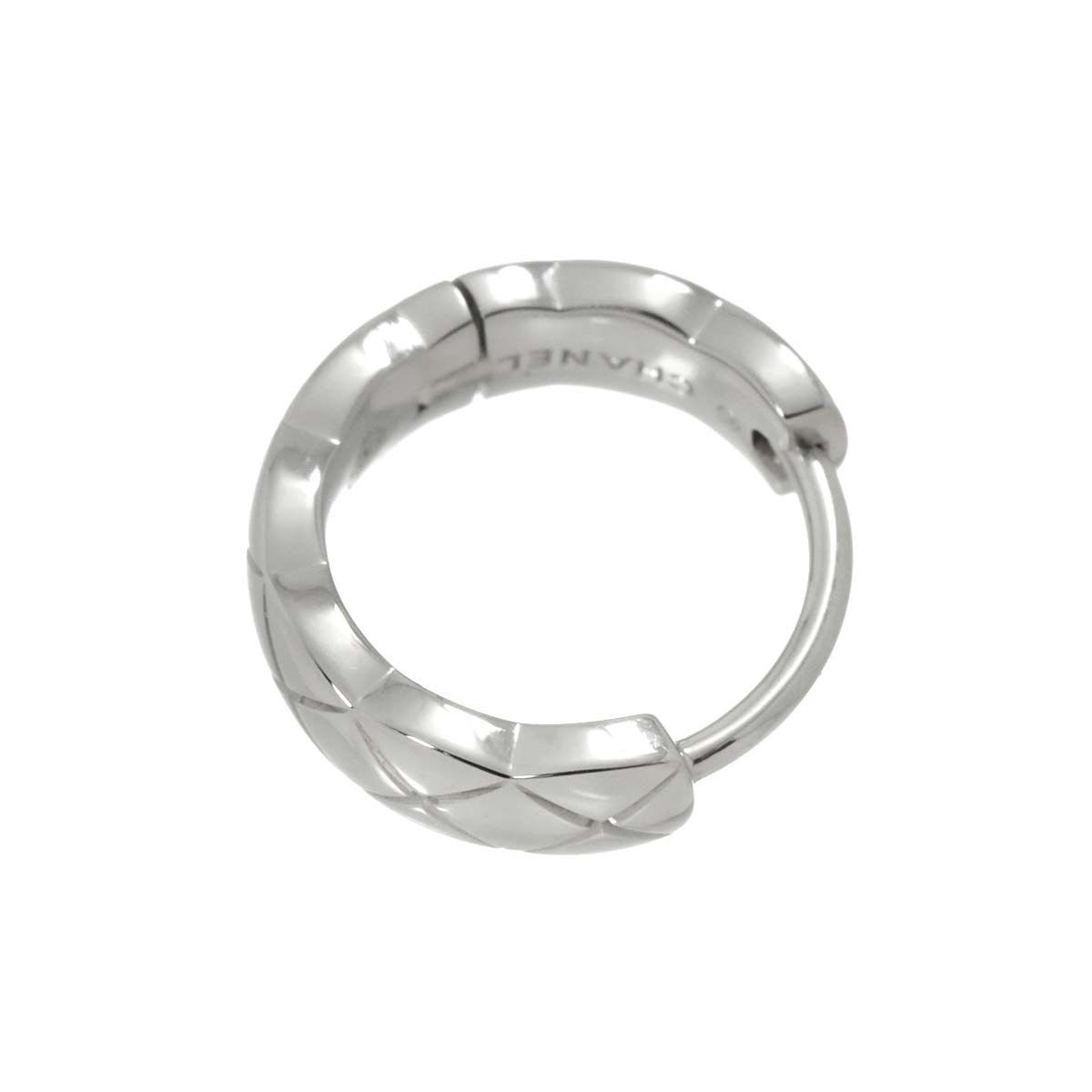 Coco Crush Earrings Pierced 18K WG 750 One Piece only