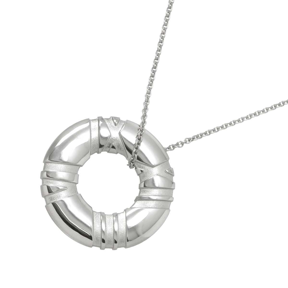 Atlas Circle Necklace SV 925 Silver