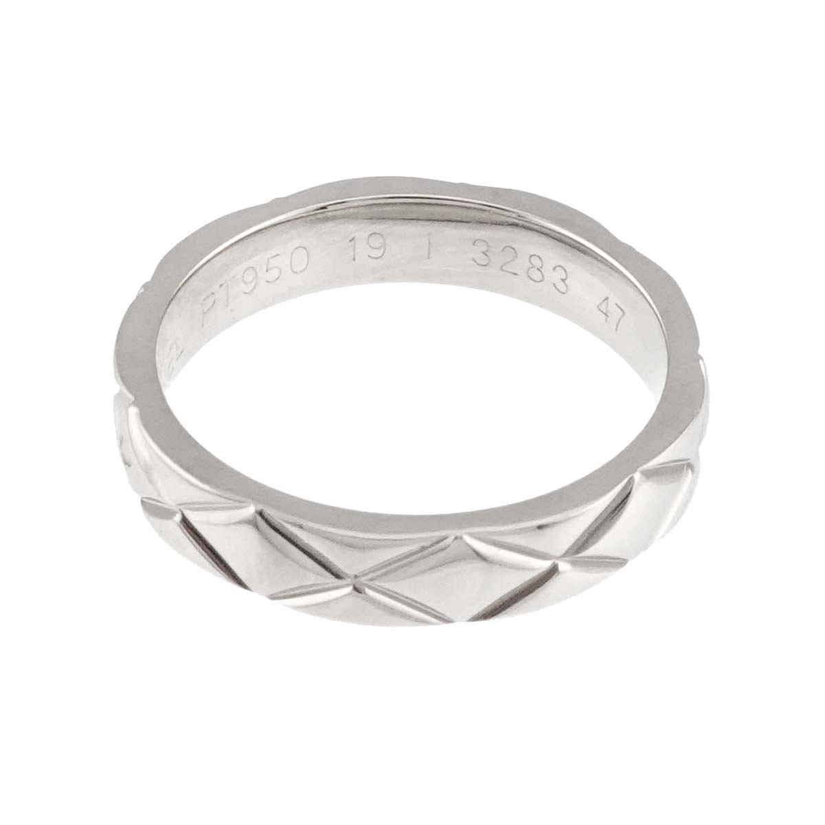 Matelasse Ring Pt Platinum size47 4(US)