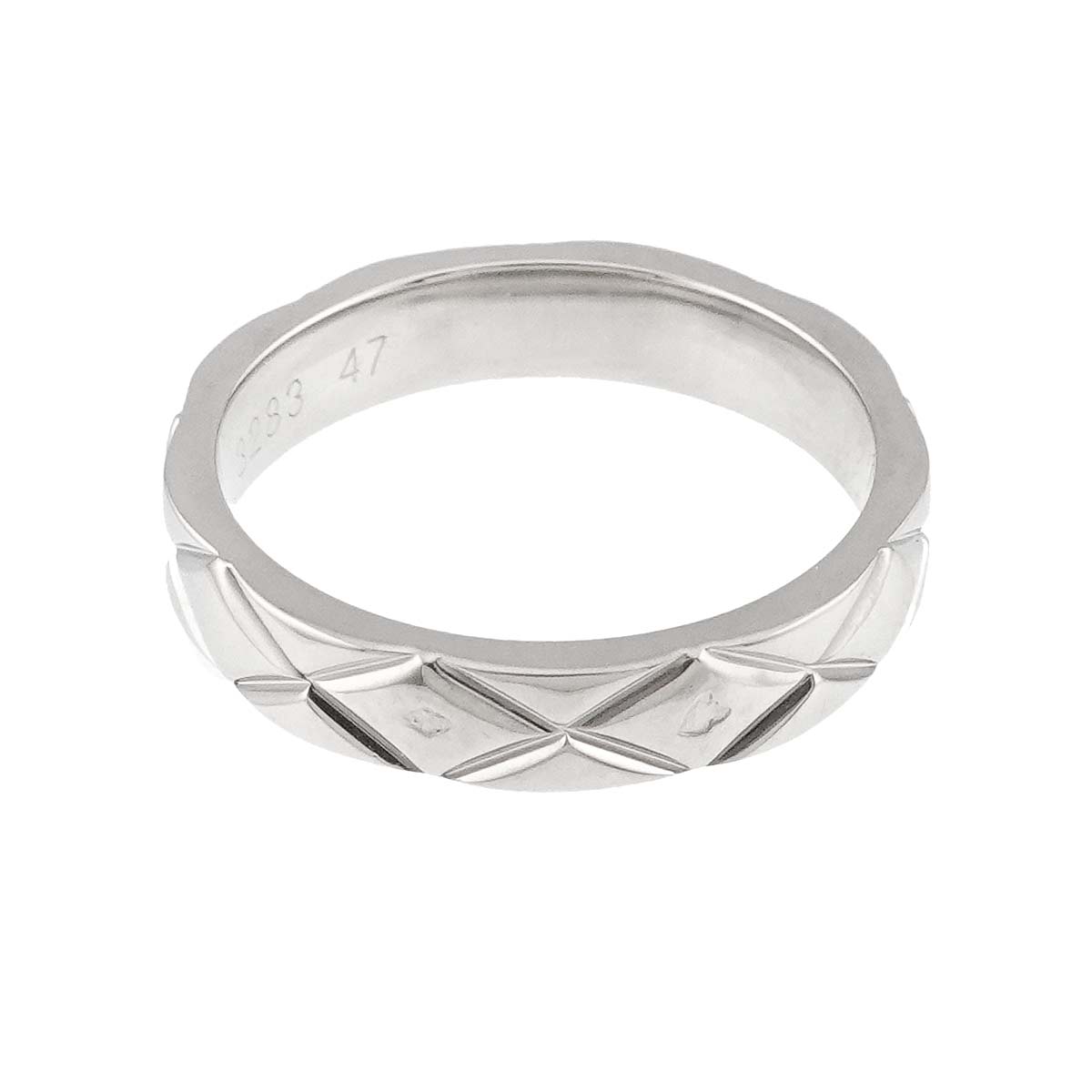 Matelasse Ring Pt Platinum size47 4(US)