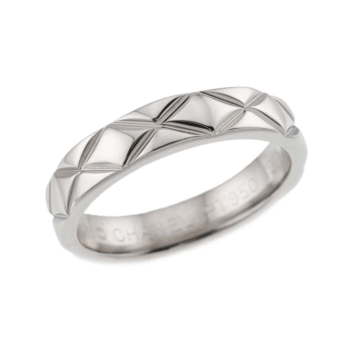 Matelasse Ring Pt Platinum size47 4(US)