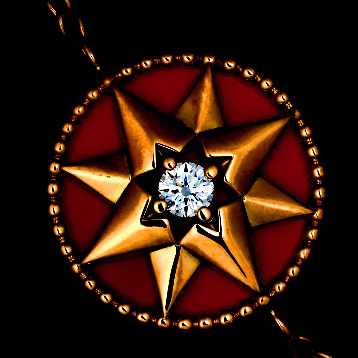 Rose des Vents Diamond Ceramic Bracelet 18K PG 750 90303663