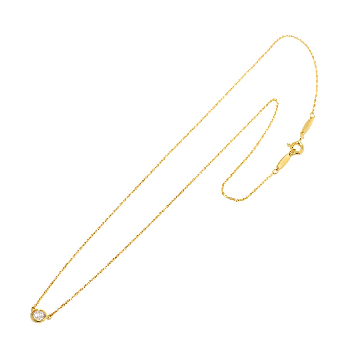 By The Yard Diamond Necklace 18K YG 750