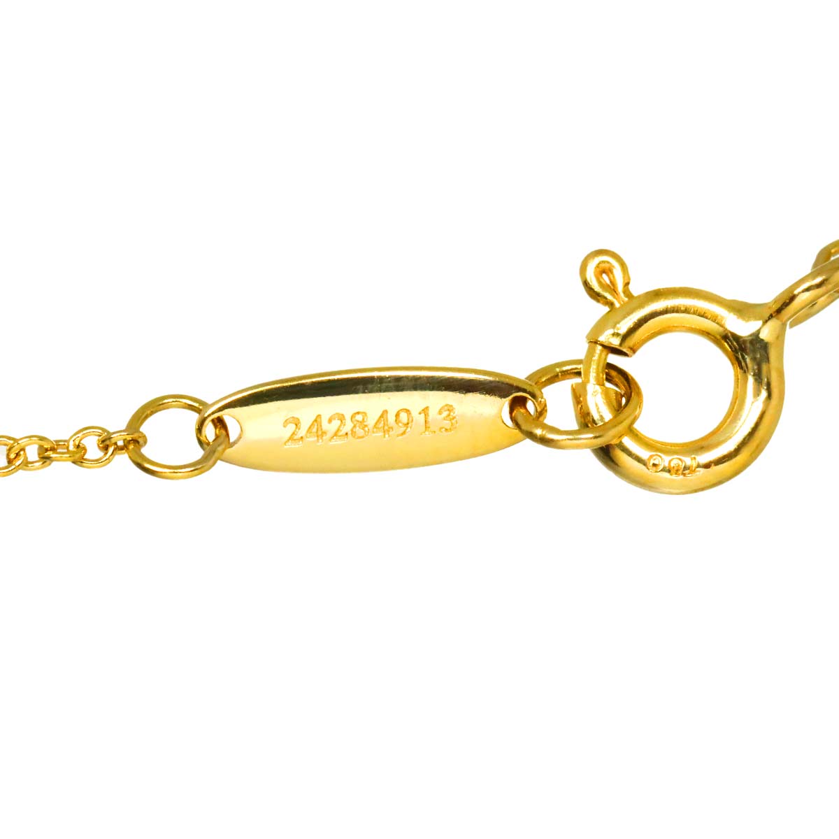 By The Yard Diamond Necklace 18K YG 750