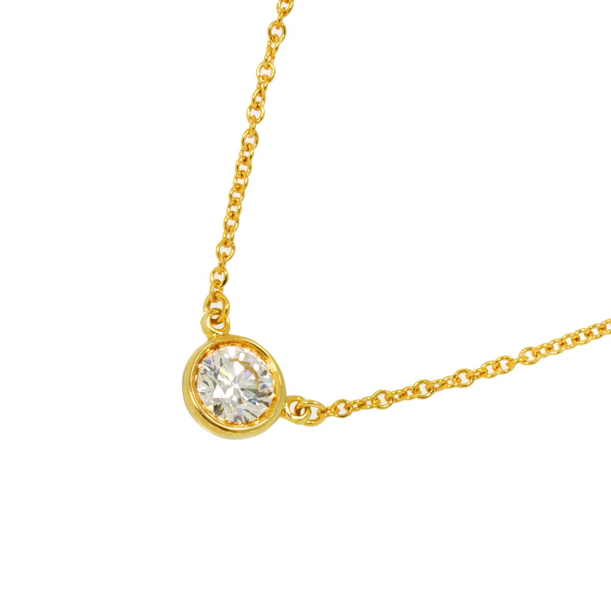 By The Yard Diamond Necklace 18K YG 750