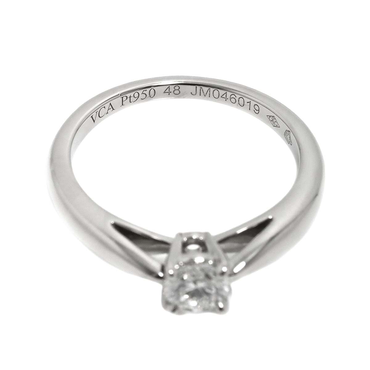 Diamond 0.30ct E/VVS1/EX Ring Pt size48 4.5(US)